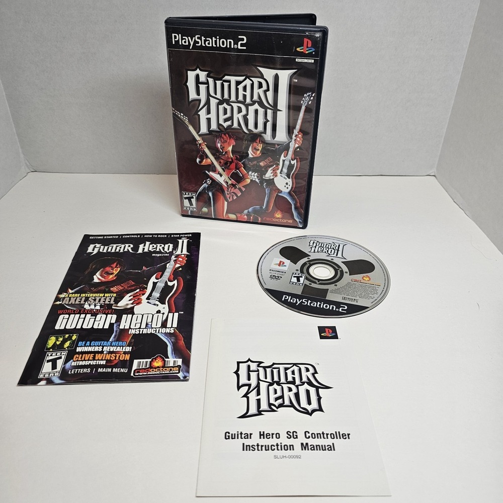 Guitar‎ Hero II (Sony PlayStation 2, 2006) CIB